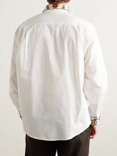 BODE Candyfloss Embroidered Cotton Oxford Shirt - Men | Thumbnail 3 BODE Candyfloss Embroidered Cotton Oxford Shirt - Men | Thumbnail 3