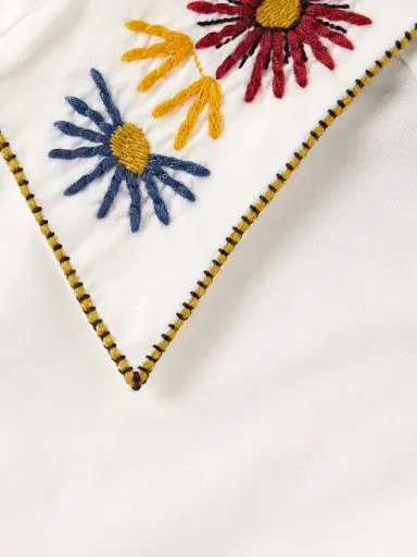 BODE Candyfloss Embroidered Cotton Oxford Shirt - Men | Thumbnail 4 BODE Candyfloss Embroidered Cotton Oxford Shirt - Men | Thumbnail 4