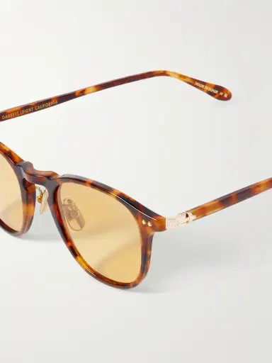 Garrett Leight California Optical Hampton J Sun Round-Frame Tortoiseshell Acetate Sunglasses - Men | Thumbnail 3 Garrett Leight California Optical Hampton J Sun Round-Frame Tortoiseshell Acetate Sunglasses - Men | Thumbnail 3
