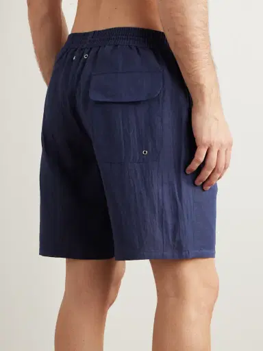 Rubinacci Straight-Leg Mid-Length Linen Swim Shorts - Men | Thumbnail 3 Rubinacci Straight-Leg Mid-Length Linen Swim Shorts - Men | Thumbnail 3