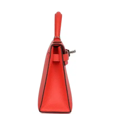HERMÈS Hermes Kelly Sellier 20 Orange Field Epsom Palladium Hardware | Thumbnail 3 HERMÈS Hermes Kelly Sellier 20 Orange Field Epsom Palladium Hardware | Thumbnail 3