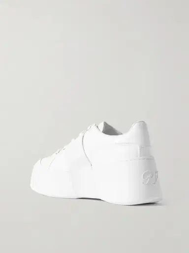 Roger Vivier Viv' Skate Embellished Leather Sneakers | Thumbnail 3 Roger Vivier Viv' Skate Embellished Leather Sneakers | Thumbnail 3