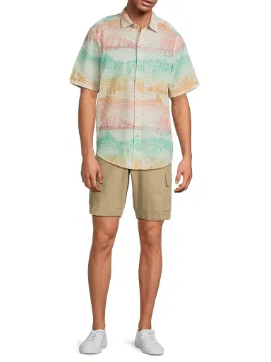 Tommy Bahama Men's Nova Wave Corsica Coast Short-Sleeve Shirt | Thumbnail 2 Tommy Bahama Men's Nova Wave Corsica Coast Short-Sleeve Shirt | Thumbnail 2