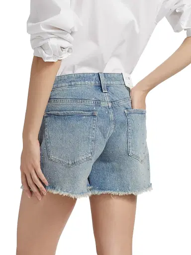 Joe's Jeans Women's The Jessie Denim Relaxed Crystal Shorts - Bejeweled - Size 29 | Thumbnail 5 Joe's Jeans Women's The Jessie Denim Relaxed Crystal Shorts - Bejeweled - Size 29 | Thumbnail 5