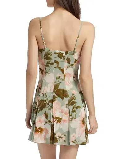 Reformation Women's Annelise Floral Minidress | Thumbnail 5 Reformation Women's Annelise Floral Minidress | Thumbnail 5