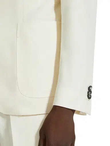 Zegna Men's Pure Linen Blazer | Thumbnail 4 Zegna Men's Pure Linen Blazer | Thumbnail 4