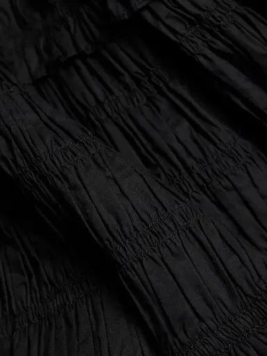 DÔEN Women's Marianne Smocked Midi-Dress - Black - Size Large | Thumbnail 7 DÔEN Women's Marianne Smocked Midi-Dress - Black - Size Large | Thumbnail 7