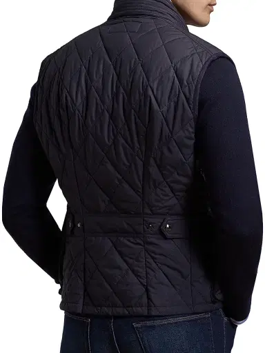 Ralph Lauren Purple Label Men's Leyland Quilted Vest - Navy | Thumbnail 5 Ralph Lauren Purple Label Men's Leyland Quilted Vest - Navy | Thumbnail 5
