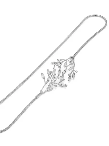 Lanvin Women's Aede Belt in Brass and Crystals - Silver | Thumbnail 3 Lanvin Women's Aede Belt in Brass and Crystals - Silver | Thumbnail 3