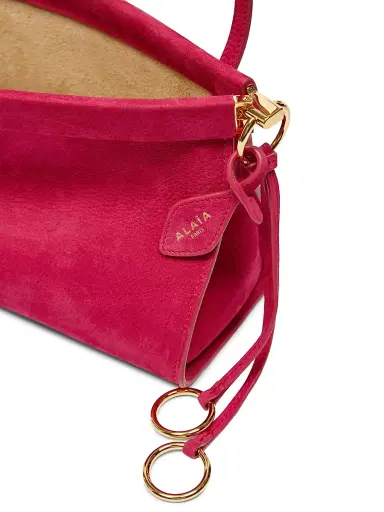 ALAIA Women's Le Click Leather Shoulder Bag - Framboise | Thumbnail 6 ALAIA Women's Le Click Leather Shoulder Bag - Framboise | Thumbnail 6