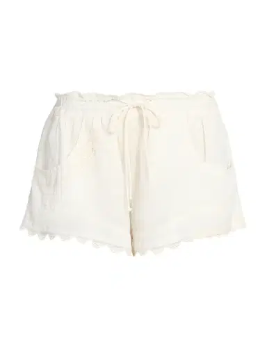 Isabel Marant Women's Lola Drawstring Shorts - Ecru | Thumbnail 1 Isabel Marant Women's Lola Drawstring Shorts - Ecru | Thumbnail 1
