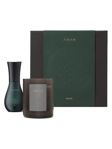 Aman Ayom Fine Fragrance & Candle Duo Gift Set | Thumbnail 1 Aman Ayom Fine Fragrance & Candle Duo Gift Set | Thumbnail 1