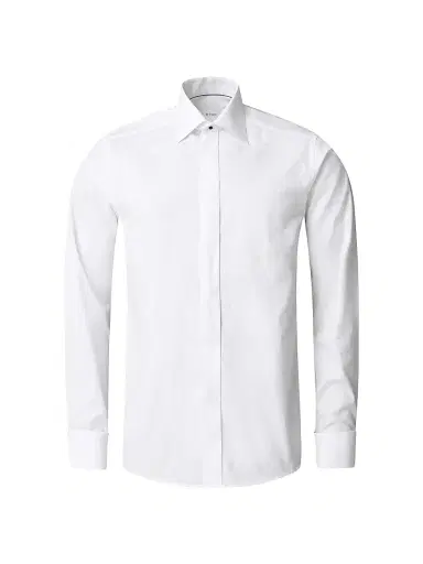 Eton Men's Slim-Fit Textured Fly-Front Formal Shirt | Thumbnail 2 Eton Men's Slim-Fit Textured Fly-Front Formal Shirt | Thumbnail 2