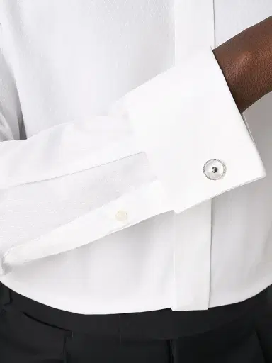 Eton Men's Slim-Fit Textured Fly-Front Formal Shirt | Thumbnail 6 Eton Men's Slim-Fit Textured Fly-Front Formal Shirt | Thumbnail 6