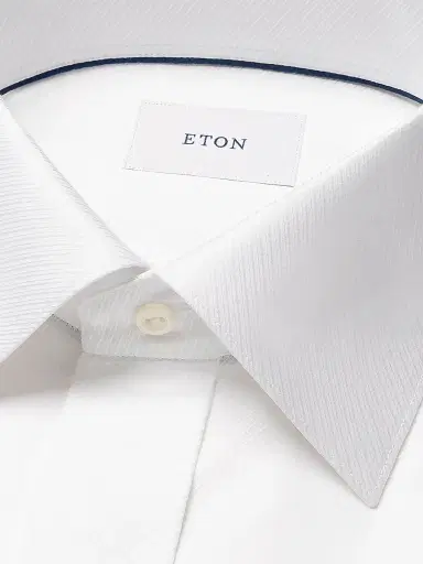 Eton Men's Jacquard Cotton Twill Contemporary-Fit Shirt | Thumbnail 7 Eton Men's Jacquard Cotton Twill Contemporary-Fit Shirt | Thumbnail 7
