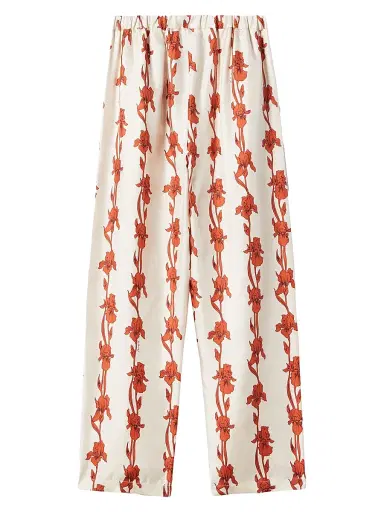 La DoubleJ Women's Drawstring Pants - Mini Iris Dark Orange - Size XS | Thumbnail 2 La DoubleJ Women's Drawstring Pants - Mini Iris Dark Orange - Size XS | Thumbnail 2