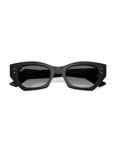 Ray-Ban Women's RB4430 Zena 52MM Geometric Sunglasses - Black | Thumbnail 5 Ray-Ban Women's RB4430 Zena 52MM Geometric Sunglasses - Black | Thumbnail 5