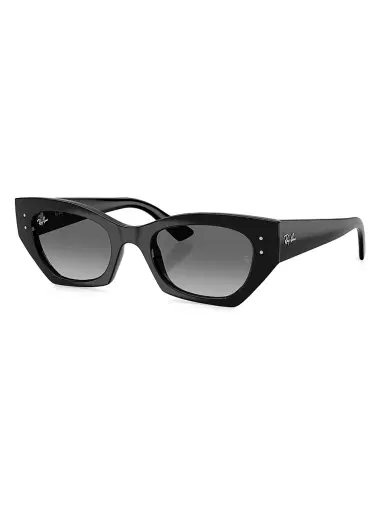 Ray-Ban Women's RB4430 Zena 52MM Geometric Sunglasses - Black | Thumbnail 1 Ray-Ban Women's RB4430 Zena 52MM Geometric Sunglasses - Black | Thumbnail 1