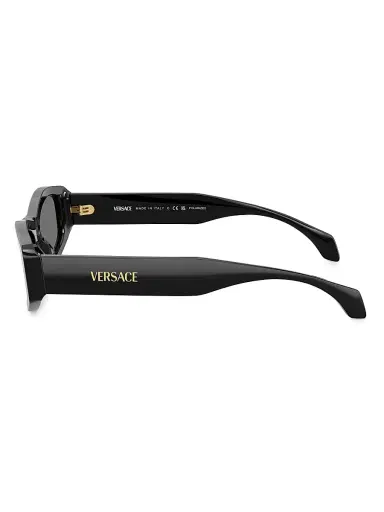 Versace Women's 54MM Oval Sunglasses - Black | Thumbnail 3 Versace Women's 54MM Oval Sunglasses - Black | Thumbnail 3