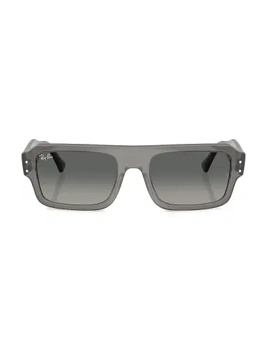 Ray-Ban Men's RB4454 Lukas 53MM Rectangular Sunglasses - Transparent Grey | Thumbnail 2 Ray-Ban Men's RB4454 Lukas 53MM Rectangular Sunglasses - Transparent Grey | Thumbnail 2