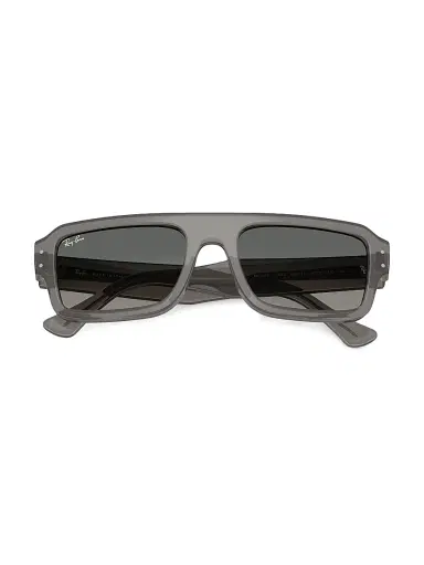 Ray-Ban Men's RB4454 Lukas 53MM Rectangular Sunglasses - Transparent Grey | Thumbnail 4 Ray-Ban Men's RB4454 Lukas 53MM Rectangular Sunglasses - Transparent Grey | Thumbnail 4
