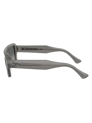 Ray-Ban Men's RB4454 Lukas 53MM Rectangular Sunglasses - Transparent Grey | Thumbnail 5 Ray-Ban Men's RB4454 Lukas 53MM Rectangular Sunglasses - Transparent Grey | Thumbnail 5