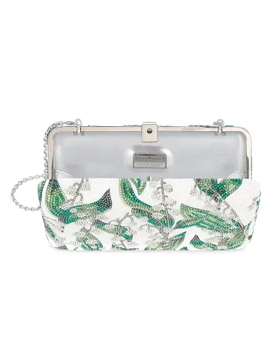 Judith Leiber Couture Women's Embellished Rectangle Box Clutch - White Multi | Thumbnail 3 Judith Leiber Couture Women's Embellished Rectangle Box Clutch - White Multi | Thumbnail 3