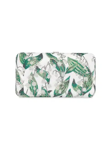 Judith Leiber Couture Women's Embellished Rectangle Box Clutch - White Multi | Thumbnail 1 Judith Leiber Couture Women's Embellished Rectangle Box Clutch - White Multi | Thumbnail 1