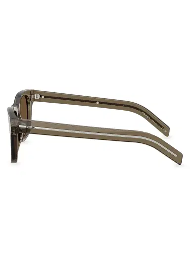 Prada Men's 55MM Rectangular Sunglasses - Dark Brown | Thumbnail 5 Prada Men's 55MM Rectangular Sunglasses - Dark Brown | Thumbnail 5