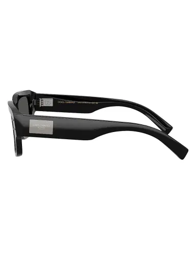 Dolce & Gabbana Men's 54MM Square Sunglasses - Black | Thumbnail 3 Dolce & Gabbana Men's 54MM Square Sunglasses - Black | Thumbnail 3