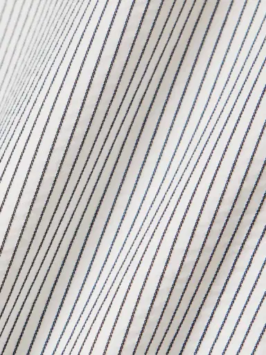 Saint Laurent Embroidered Striped Cotton Shirt | Thumbnail 5 Saint Laurent Embroidered Striped Cotton Shirt | Thumbnail 5