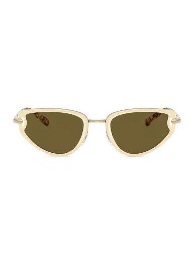 Tory Burch Women's 53MM Cat-Eye Sunglasses - Milky | Thumbnail 2 Tory Burch Women's 53MM Cat-Eye Sunglasses - Milky | Thumbnail 2