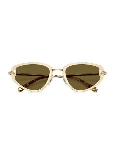 Tory Burch Women's 53MM Cat-Eye Sunglasses - Milky | Thumbnail 5 Tory Burch Women's 53MM Cat-Eye Sunglasses - Milky | Thumbnail 5