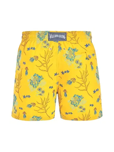 Vilebrequin Men's Embroidered Medusa Flowers Swim Trunks - Mais - Size XL | Thumbnail 3 Vilebrequin Men's Embroidered Medusa Flowers Swim Trunks - Mais - Size XL | Thumbnail 3