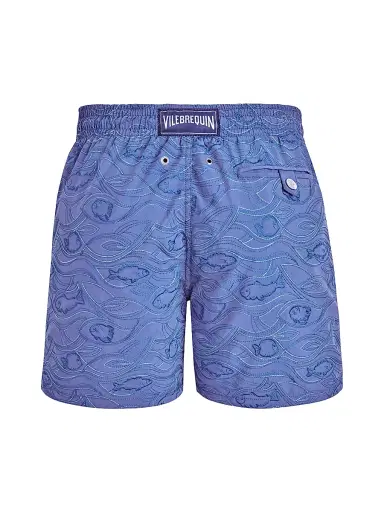 Vilebrequin Men's Embroidered Aquarium Swim Trunks - Tempete | Thumbnail 3 Vilebrequin Men's Embroidered Aquarium Swim Trunks - Tempete | Thumbnail 3