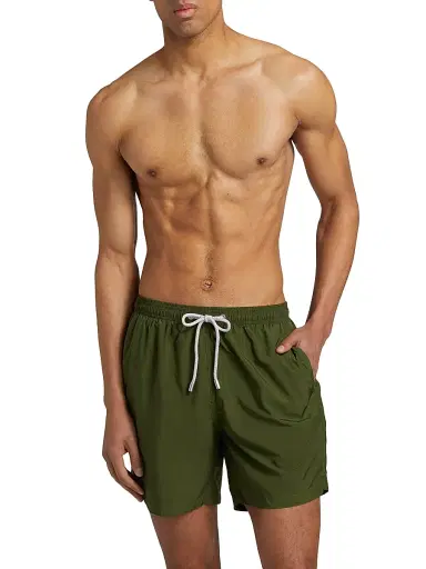MC2 Saint Barth Men's Lighting Pantone Swim Trunks - Military Pant | Thumbnail 3 MC2 Saint Barth Men's Lighting Pantone Swim Trunks - Military Pant | Thumbnail 3