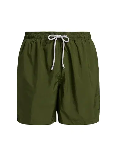 MC2 Saint Barth Men's Lighting Pantone Swim Trunks - Military Pant | Thumbnail 1 MC2 Saint Barth Men's Lighting Pantone Swim Trunks - Military Pant | Thumbnail 1