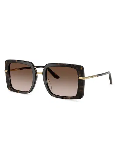 Dolce & Gabbana Women's 52MM Square Sunglasses - Brown Gradient | Thumbnail 1 Dolce & Gabbana Women's 52MM Square Sunglasses - Brown Gradient | Thumbnail 1