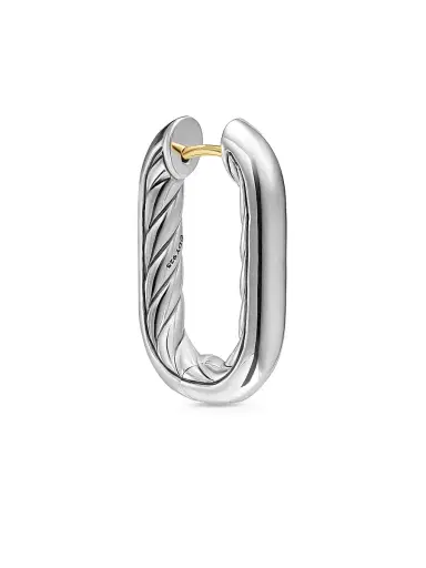 David Yurman Women's Madison Smooth Hoop Earrings in Sterling Silver, 24.3MM - Silver | Thumbnail 5 David Yurman Women's Madison Smooth Hoop Earrings in Sterling Silver, 24.3MM - Silver | Thumbnail 5
