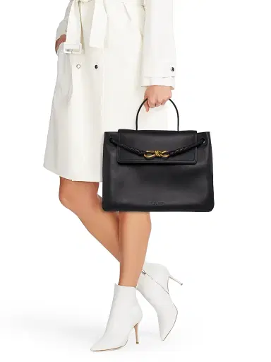 Bottega Veneta Women's Ciao Ciao Medium Leather Top Handle Bag - Nocturnal Muse Brass | Thumbnail 3 Bottega Veneta Women's Ciao Ciao Medium Leather Top Handle Bag - Nocturnal Muse Brass | Thumbnail 3