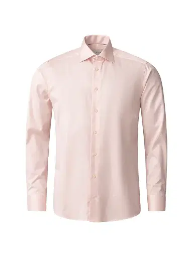 Eton Men's Contemporary-Fit Solid Cotton-Blend Button-Front Shirt - Pink | Thumbnail 1 Eton Men's Contemporary-Fit Solid Cotton-Blend Button-Front Shirt - Pink | Thumbnail 1