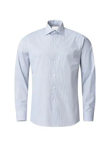 Eton Men's Contemporary-Fit Elevated Striped Button-Front Shirt | Thumbnail 1 Eton Men's Contemporary-Fit Elevated Striped Button-Front Shirt | Thumbnail 1