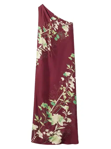 La DoubleJ Women's Roy Dress - Woodland Placee Bordeaux - Size Medium | Thumbnail 2 La DoubleJ Women's Roy Dress - Woodland Placee Bordeaux - Size Medium | Thumbnail 2