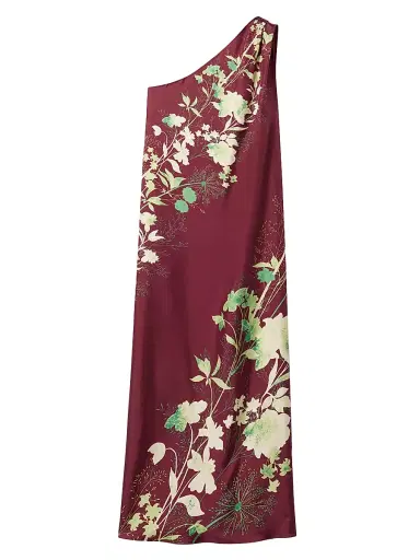 La DoubleJ Women's Roy Dress - Woodland Placee Bordeaux - Size Medium | Thumbnail 1 La DoubleJ Women's Roy Dress - Woodland Placee Bordeaux - Size Medium | Thumbnail 1