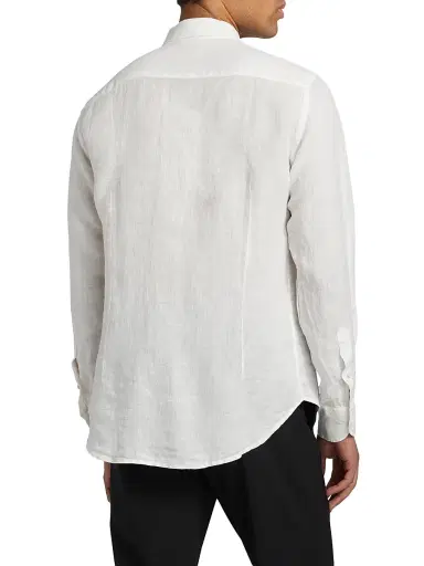MC2 Saint Barth Men's Pamplona Linen Shirt | Thumbnail 5 MC2 Saint Barth Men's Pamplona Linen Shirt | Thumbnail 5