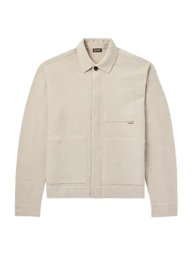 Zegna Wool, Cashmere, Linen and Silk-Blend Chore Jacket - Men | Thumbnail 1 Zegna Wool, Cashmere, Linen and Silk-Blend Chore Jacket - Men | Thumbnail 1