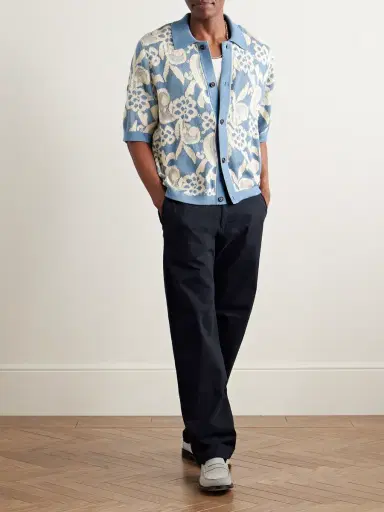 NN07 Aden 1923 Straight-Leg Organic Cotton-Blend Twill Trousers - Men | Thumbnail 2 NN07 Aden 1923 Straight-Leg Organic Cotton-Blend Twill Trousers - Men | Thumbnail 2