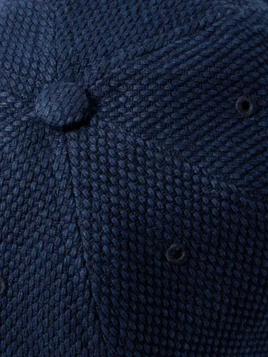 Blue Blue Japan Sashiko Cotton Baseball Cap - Men | Thumbnail 4 Blue Blue Japan Sashiko Cotton Baseball Cap - Men | Thumbnail 4