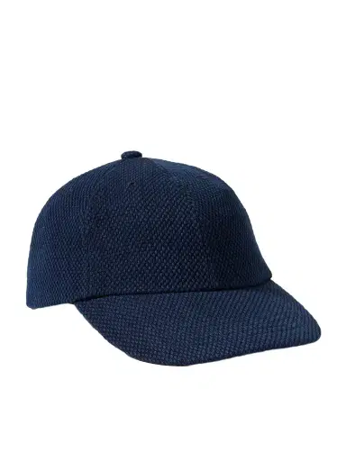 Blue Blue Japan Sashiko Cotton Baseball Cap - Men | Thumbnail 1 Blue Blue Japan Sashiko Cotton Baseball Cap - Men | Thumbnail 1