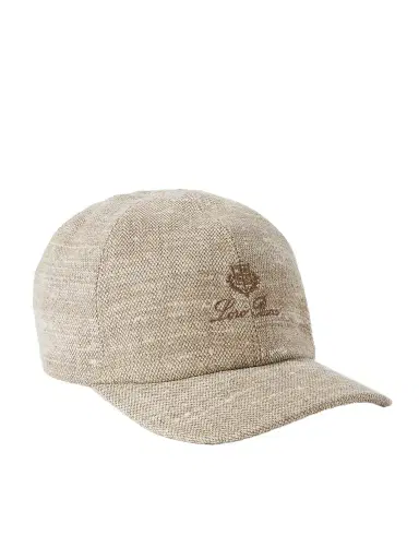 Loro Piana Logo-Embroidered Rain System® Linen and Silk-Blend Tweed Baseball Cap - Men | Thumbnail 1 Loro Piana Logo-Embroidered Rain System® Linen and Silk-Blend Tweed Baseball Cap - Men | Thumbnail 1